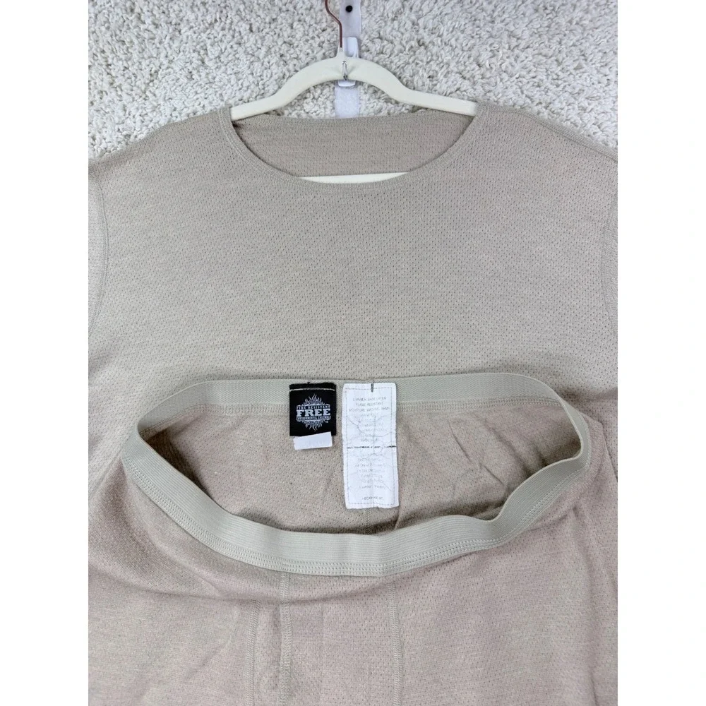 Peckham FREE Base Layer Set Mens Large Long Tan Fire Resistant Nomex Army FR